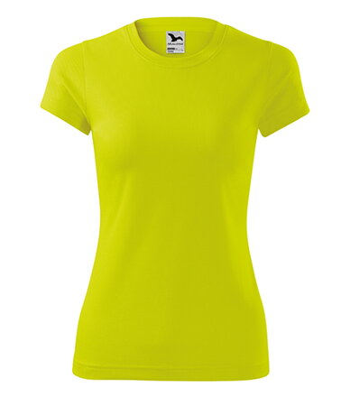 Malfini dámske tričko s krátkym rukávom FANTASY V140 neónové žlté