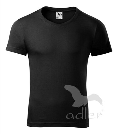 Malfini pánske tričko s krátkym rukávom SLIM FIT V146 čierne