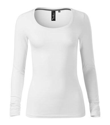 Malfini dámske tričko s dlhým rukávom Brave V156 biele