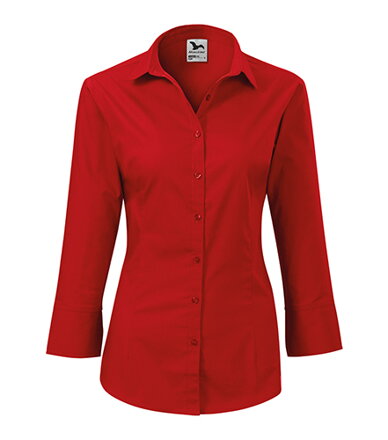 Malfini dámska blúzka - košeľa s 3/4 rukávom Style V218 červená