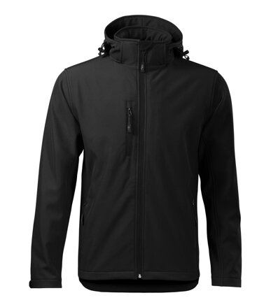 Malfini pánska softshellová bunda s kapucňou Performance V522 čierna
