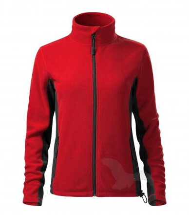 fleece dámska červená bunda Frosty 528 Malfini na zips