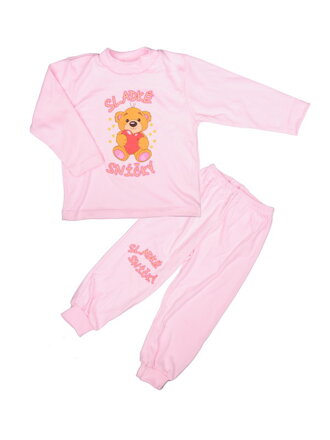 Antony detské pyžamo Zvieratká - ružové