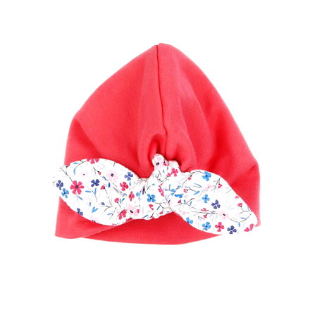 New Baby dievčenská čiapka turban For Girls koralová