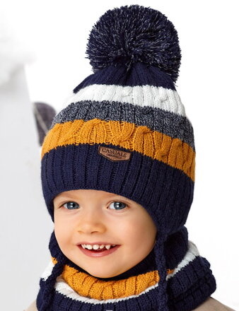 AJS detská zimná čiapka a nákrčník 46-439