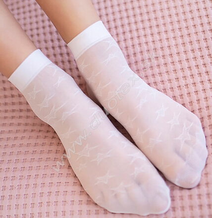 Knittex dievčenské jemné ponožky so vzorom Wiki20
