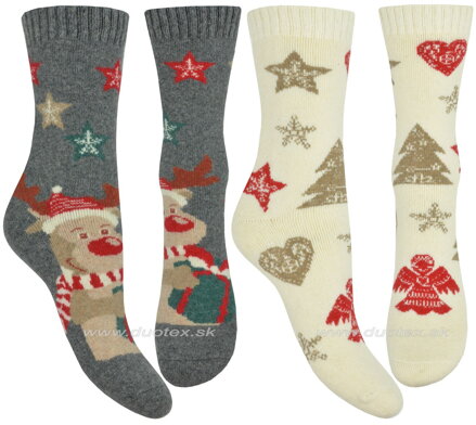 CNB teplé vianočné ponožky 37895-1