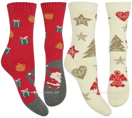 CNB teplé vianočné ponožky 37895-2