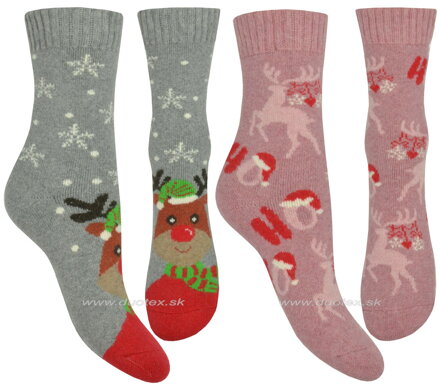 CNB teplé vianočné ponožky 37896-1