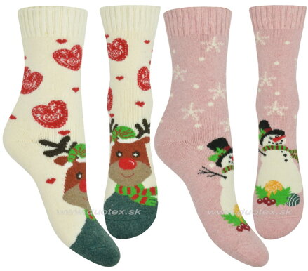 CNB teplé vianočné ponožky 37896-4