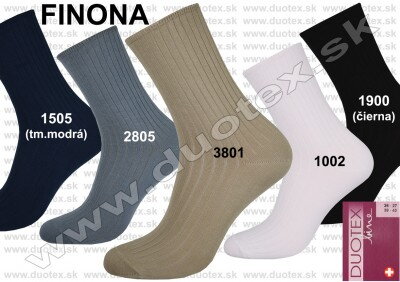 Duotex dámske zdravotné ponožky Finona