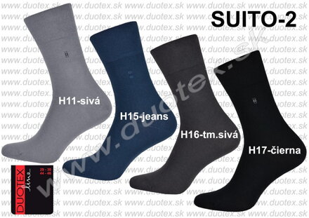 Duotex pánske ponožky Suito-2