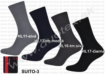 Duotex pánske ponožky Suito-3