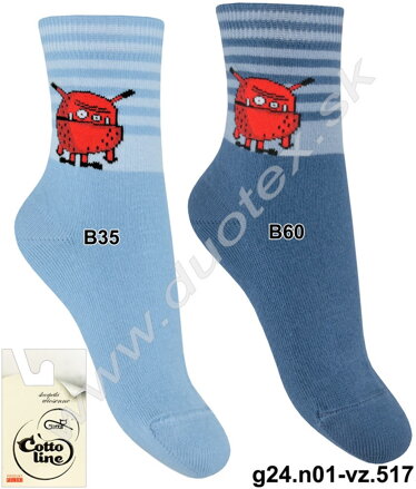 Gatta chlapčenské ponožky so vzorom g24.n01-vz.517