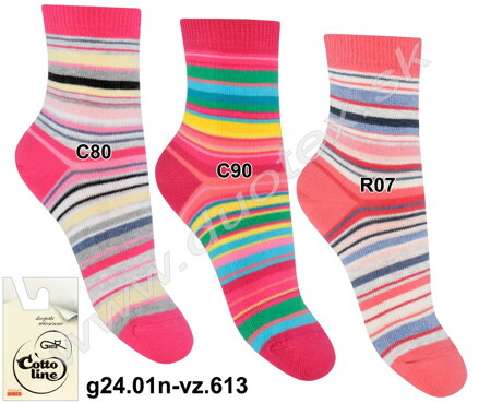 Gatta dievčenské ponožky so vzorom g24.01n-vz.613