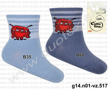 Gatta kojenecké ponožky so vzorom g14.n01-vz.517