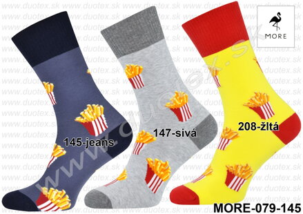 More pánske ponožky so vzorom 079-145