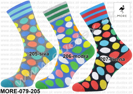More pánske vzorované ponožky 079-205