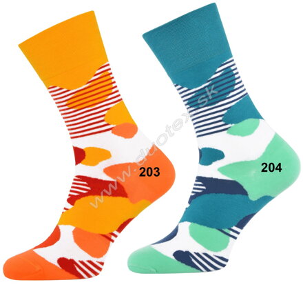 More pánske vzorované ponožky 079-203