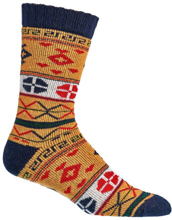 SOCKS4FUN teplé ponožky so vzorom W-6538-2