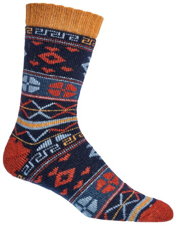 SOCKS4FUN teplé ponožky so vzorom W-6538-3
