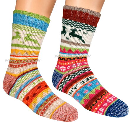 SOCKS4FUN detské teplé ponožky W-3199-1