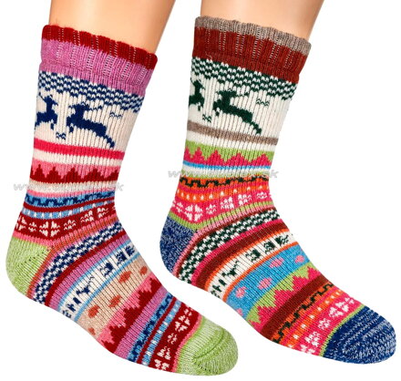 SOCKS4FUN detské teplé ponožky W-3199-2