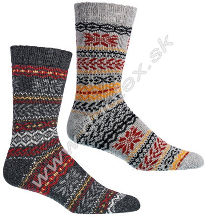SOCKS4FUN teplé ponožky W-6536-2