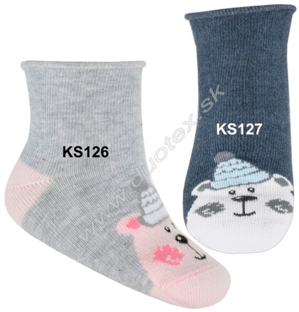 Steven kojenecké ponožky so vzorom 138-126