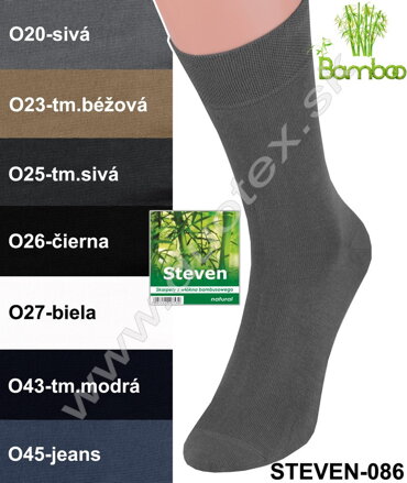 Steven pánske bambusové ponožky 086