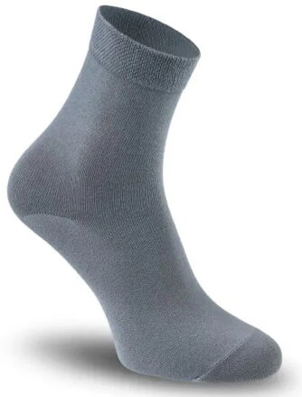 bavlnené sivé dámske ponožky Ola Tatrasvit z česanej bavlny, jednofarebné