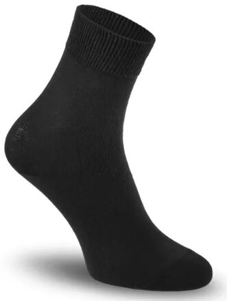 čierne zdravotné dámske ponožky Ajfa Tatrasvit, antibakteriálne, bavlnené
