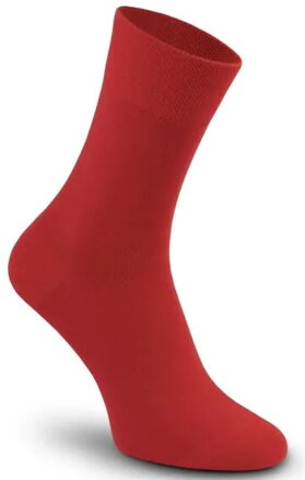 červené ponožky Klasik Tatrasvit, bavlnené, jednofarebné, hladké