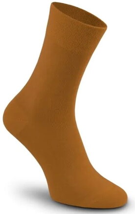 okrové ponožky bavlnené Klasik Tatrasvit, jednofarebné, hladké, dámske, pánske