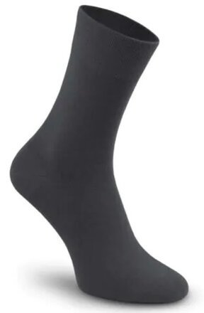 tmavosivé ponožky Klasik Tatrasvit, jednofarebné, bavlnené, hladké, pánske, dámske