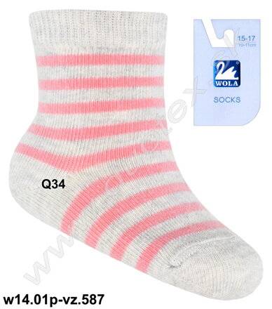 Wola dojčenské ponožky so vzorom w14.01p-vz.587