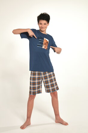 Cornette chlapčenské pyžamo s krátkym rukávom 551-Wild