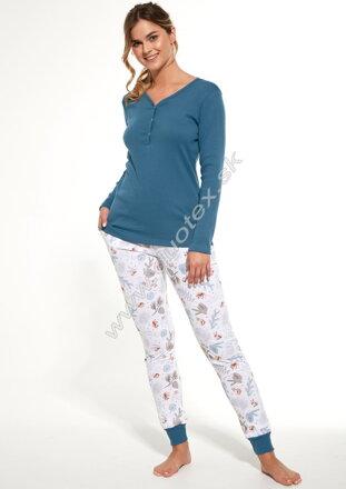 Cornette dámske pyžamo s dlhým rukávom 723-Lucy