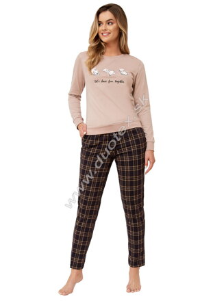 M-Max dámske pyžamo s dlhým rukávom Dag1233