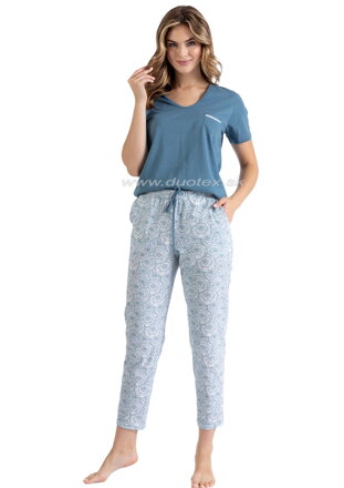 M-Max dámske pyžamo s krátkym rukávom Sane1417