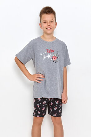Taro chlapčenské pyžamo s krátkym rukávom Relax2899
