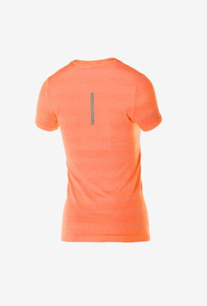 oranžové dámske tričko Zori Gatta zo zadu, s reflexným prvkom