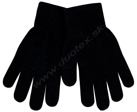 YO detské zimné rukavice RED-MAG4U čierne 16cm