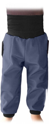 Jožánek detské softshellové nohavice šedé V1