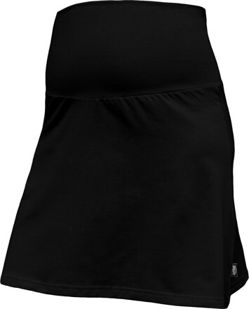 čierna tehotenská sukňa Jolana Jožánek, bavlnená, jednofarebná