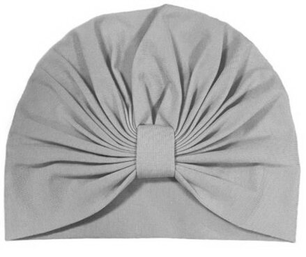 Richelieu dievčenská čiapka - turban Ivka V1244 sivá