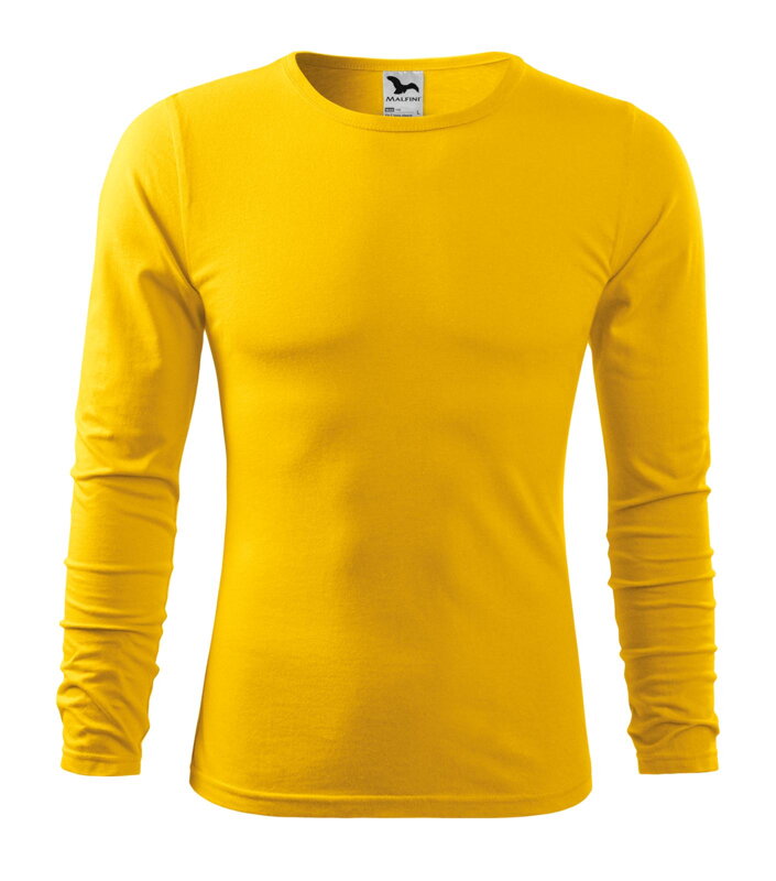 Malfini pánske tričko s dlhým rukávom FIT-T V119 žlté