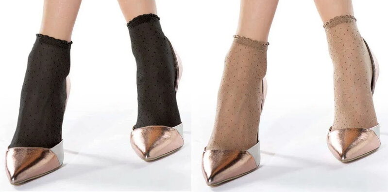 Knittex dámske jemné ponožky so vzorom Call20