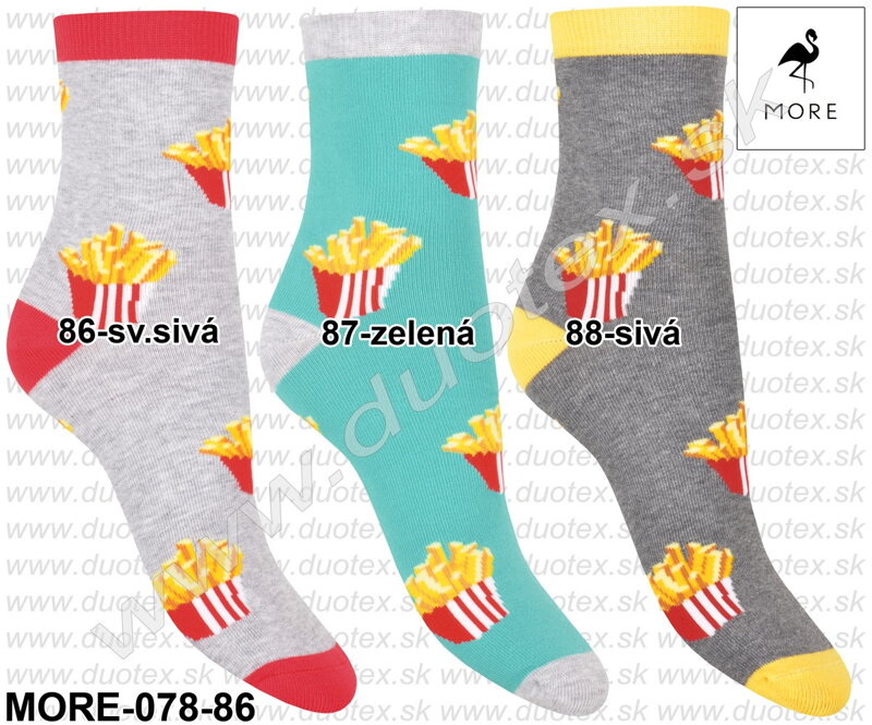 More dámske ponožky  so vzorom 078-86