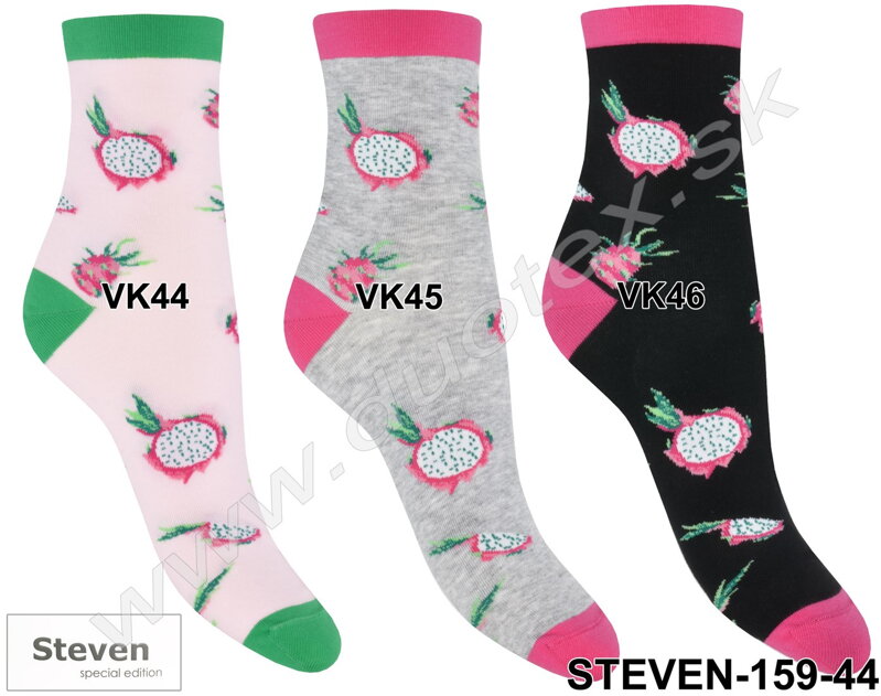 Steven dámske ponožky so vzorom 159-44